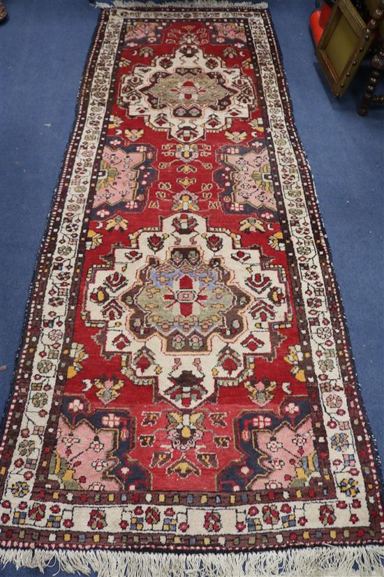 A Hamadan runner 275 x 107cm